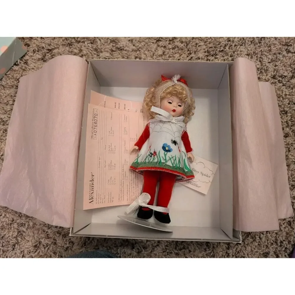 Madame Alexander Itsy Bitsy Spider Doll New Condition In Box #38785 2004